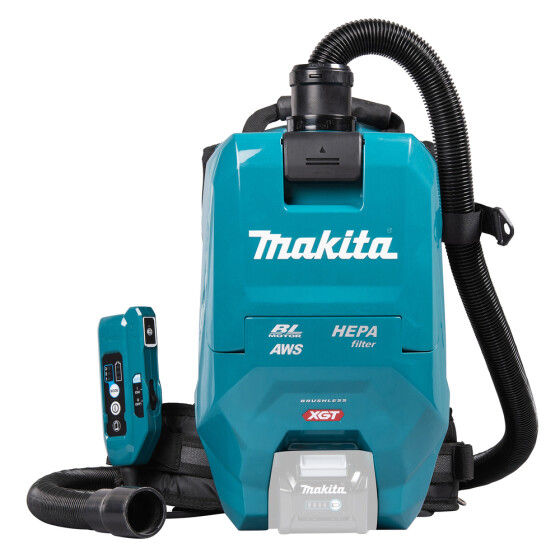 Makita Akku-Rucksackstaubsauger 40V max. 180 mbar 2 l VC009GZ01