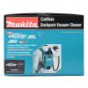 Makita Akku-Rucksackstaubsauger 40V max. 180 mbar 2 l VC009GZ01