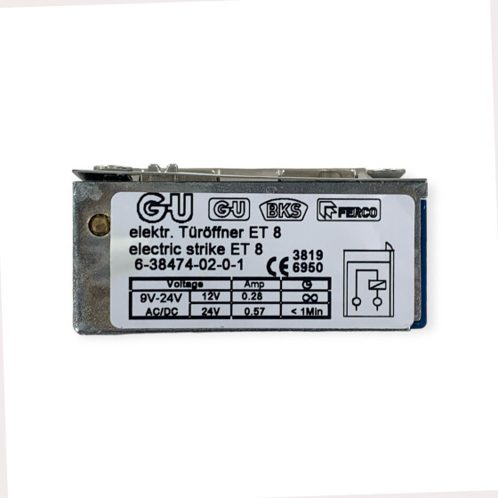 GU Elektro-Türöffner ET 8 AFES 6-38474-02-0-1