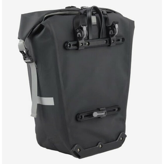 Wolfman 2in1 Fahrradtasche 23-28L Flexibles Volumen - 100% Wasserdicht  - Gepäckträgertasche