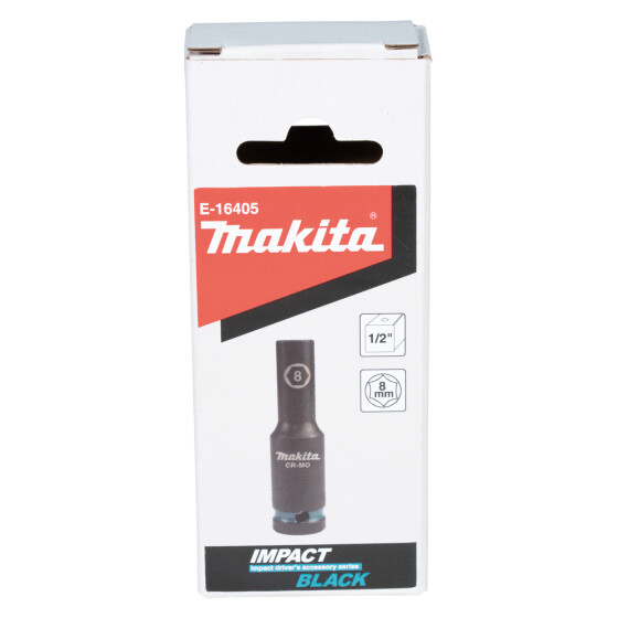 Makita Schlagnuss SW8 Impact Black 1/2" SW8 lang Impact Black E-16405