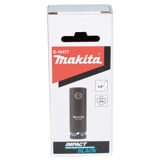 Makita Schlagnuss SW17 Impact Black 1/2" SW17 lang Impact Black E-16477