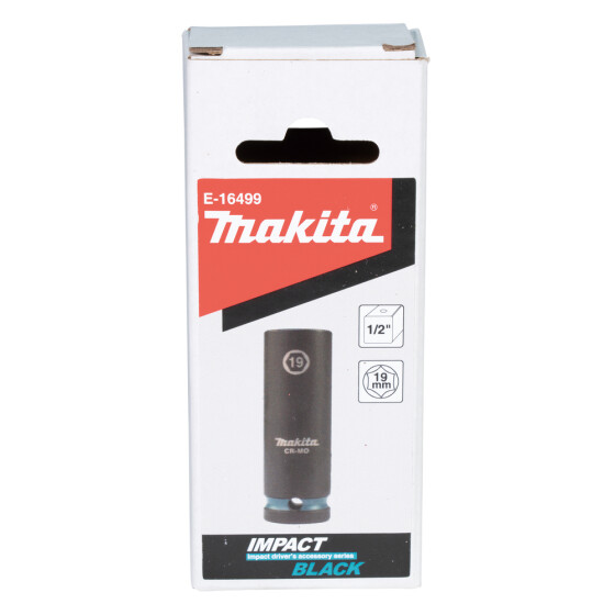 Makita Schlagnuss SW19 Impact Black 1/2" SW19 lang Impact Black E-16499