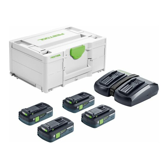 Festool Energie-Set SYS 18V 4x4,0/TCL 6 DUO 577104