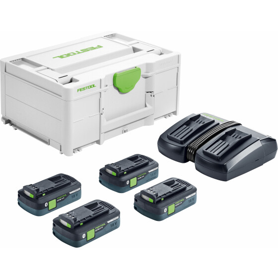 Festool Energie-Set SYS 18V 4x4,0/TCL 6 DUO 577104