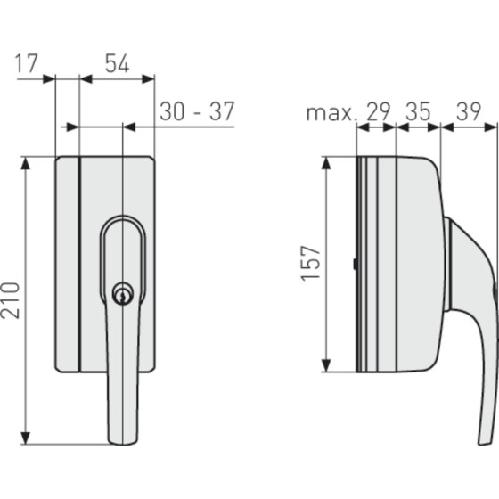 Abus Fenster-Zusatzsicherung F0400N W AL0125 36983