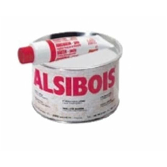 Alsibois 2 K-Holzspachtel 400ml inklusiv Härter