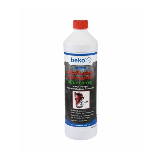 beko TecLine Abflusstornado Xtreme® gebrauchsfertiges Konzentrat 1 l Flasche  299 38 1000