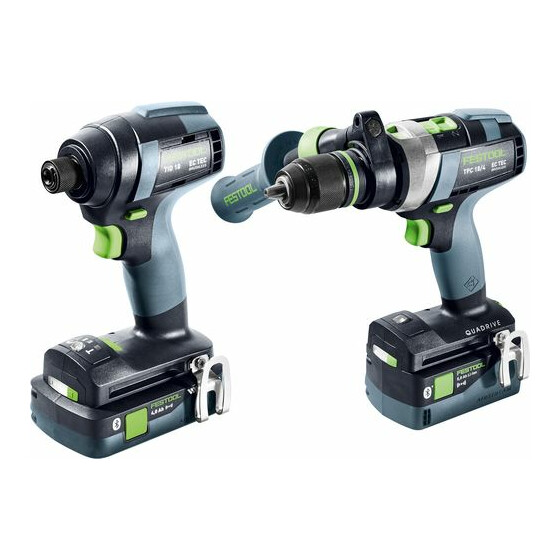 Festool Schrauber- und Bohrer-Set TID 18 5,0/4,0-Set TPC 18/4 577654