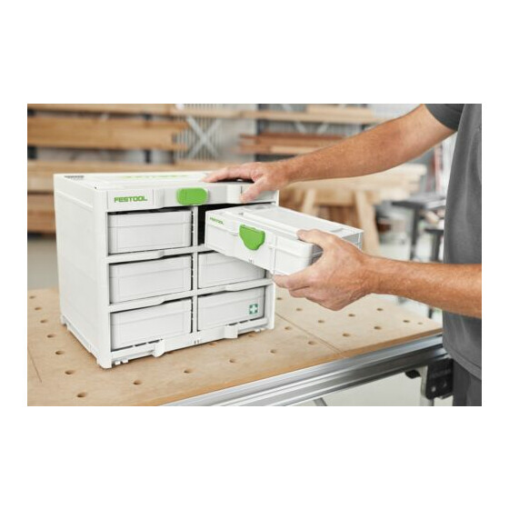 Festool Systainer³ Rack SYS3-RK/6 M 337-Set 577816