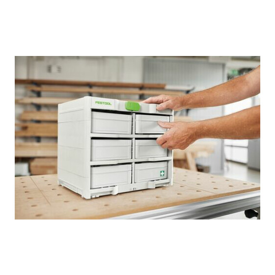 Festool Systainer³ Rack SYS3-RK/6 M 337-Set 577816