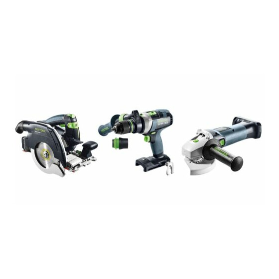 Festool Akku-Combo-Set Holzbau HKC 55/TPC 18/AGC 18/TB M 137 578025