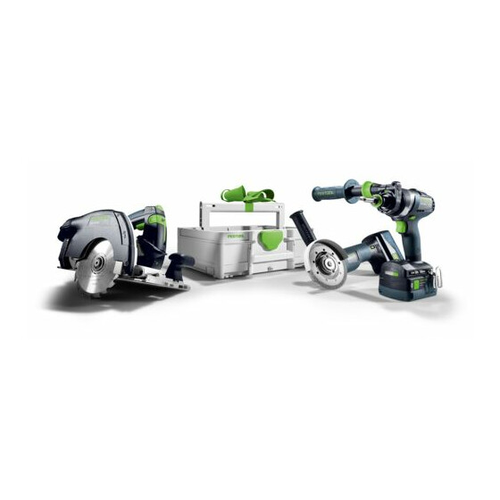 Festool Akku-Combo-Set Holzbau HKC 55/TPC 18/AGC 18/TB M 137 578025