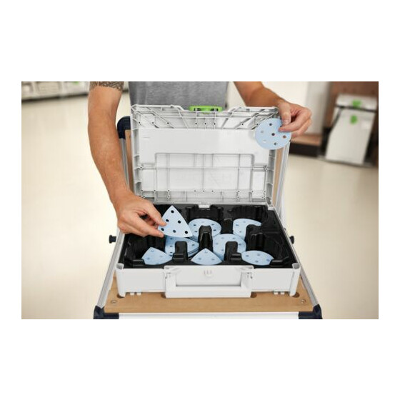 Festool Schleifmittel-Systainer³ Granat SYS-STF D90/V93 GR-Set