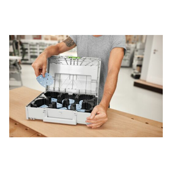 Festool Schleifmittel-Systainer³ Granat SYS-STF D90/V93 GR-Set