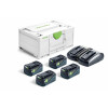 Festool Energie-Set SYS 18V 4x5,0/TCL 6 DUO 577709