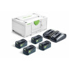 Festool Energie-Set SYS 18V 4x5,0/TCL 6 DUO