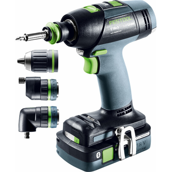 Festool Akku-Bohrschrauber T 18+3 HPC 4,0 I-Set 577609