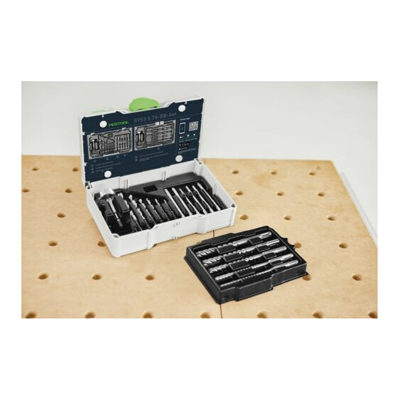 Festool Bit und Bohrer-Set SYS3 S 76-BB-Set