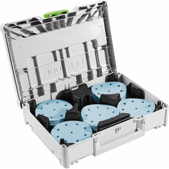 Festool Schleifmittel-Systainer³ Granat SYS-STF D125 GR-Set