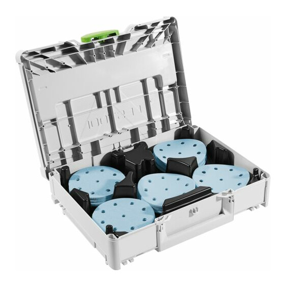 Festool Schleifmittel-Systainer³ Granat SYS-STF D125 GR-Set