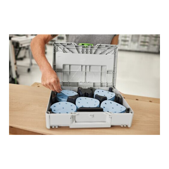 Festool Schleifmittel-Systainer³ Granat SYS-STF D125 GR-Set