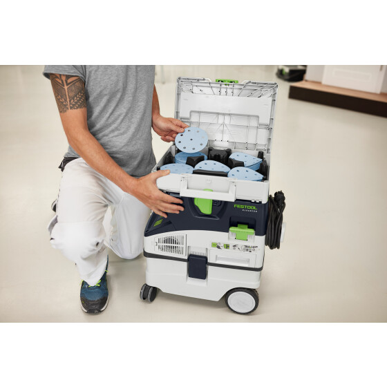 Festool Schleifmittel-Systainer³ Granat SYS-STF D125 GR-Set