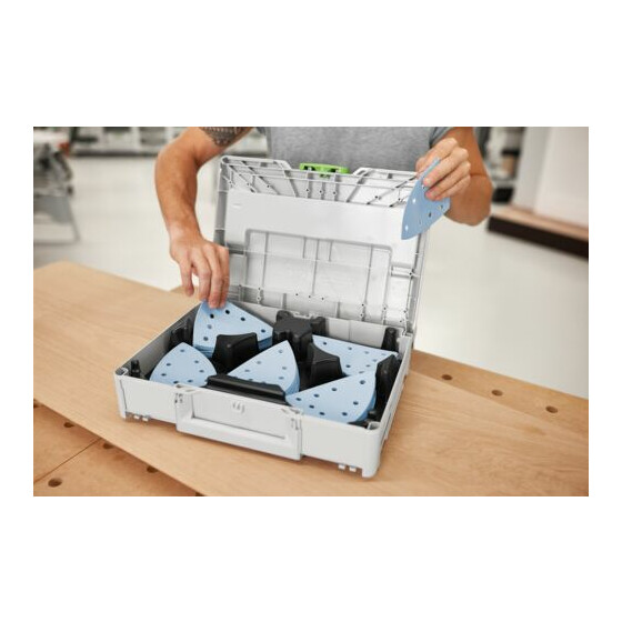 Festool Schleifmittel-Systainer³ Granat SYS-STF DELTA GR-Set