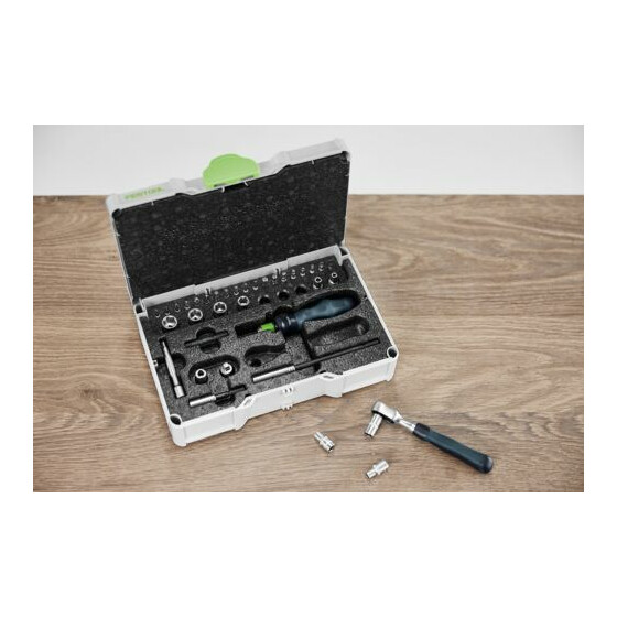 Festool Ratschen-Set SYS3 S 76-1/4"-CE RA 578112