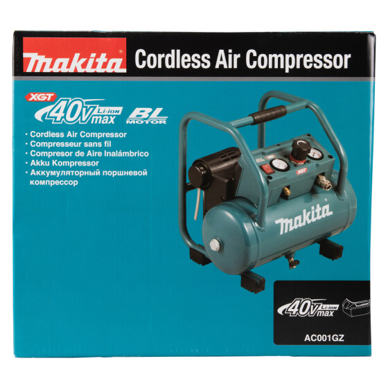 Makita Akku-Kompressor XGT 40V max. Kessel 7,6 l AC001GZ