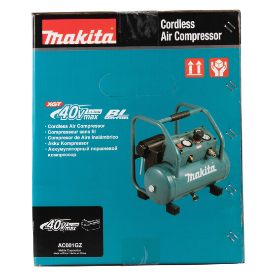 Makita Akku-Kompressor XGT 40V max. Kessel 7,6 l AC001GZ