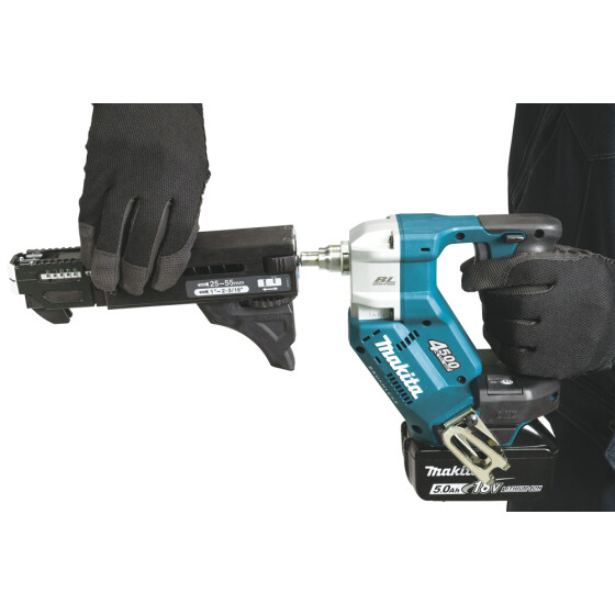 Makita Akku-Magazinschrauber 18V 25-55 mm 0-4.500 min-1 DFR552Z