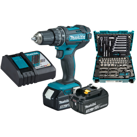 Makita Akku-Schlagbohrschrauber 18V 62 Nm 0-1.900 min-1 DHP482JX13