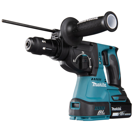 Makita Akku-Kombihammer 18V SDS-PLUS 24 mm 2,0 J DHR243RTJB