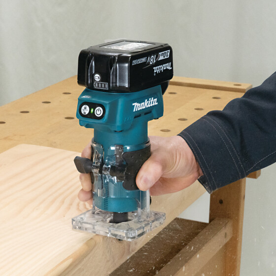 Makita Akku-Kantenfräse 6 mm 30.000 min-1 DRT52