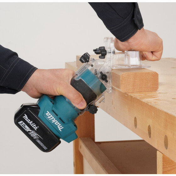 Makita Akku-Kantenfräse 6 mm 30.000 min-1 DRT52