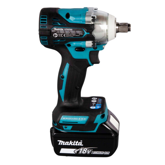 Makita Akku-Schlagschrauber 18V 1/2" 330 Nm 0 - 3.200 min-1 DTW300TJX7