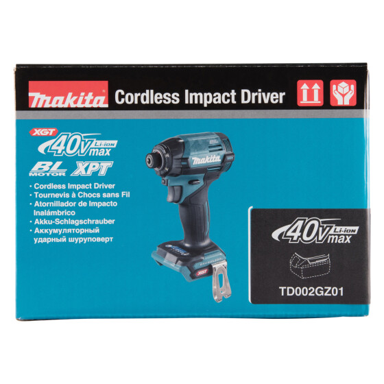 Makita Akku-Schlagschrauber XGT 40V max. 1/4" 170 Nm 0-3.700 min-1 TD002GZ01