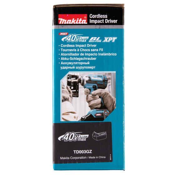 Makita Akku-Schlagschrauber XGT 40V max. 1/4" 210 Nm 0-3.700 min-1 TD003GZ