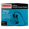 Makita Akku-Rucksackstaubsauger 40V max. 200 mbar 6,0 l VC011GZ