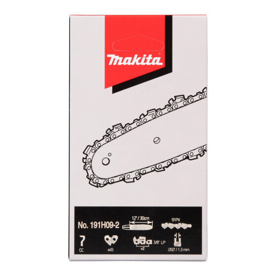 Makita Sägekette 91PX 30cm 91PX 45 TG 1,3 mm 3/8"LP 30 cm Chamfer Chisel 191H09-2