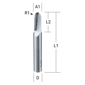 Makita Hohlkehlfräser 7,9 mm Ø 8 mm Schaft...