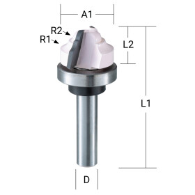 Makita Profilfräser klassisch 22 mm Ø 8 mm...