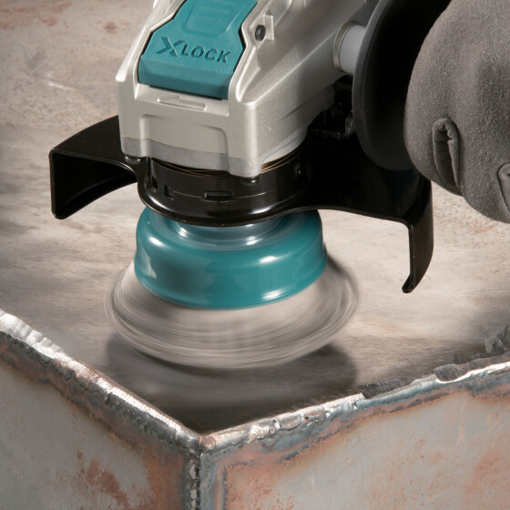 Makita Topfbürste 80mm X-LOCK Ø 80 mm gezopft Edelstahl X-LOCK D-73330