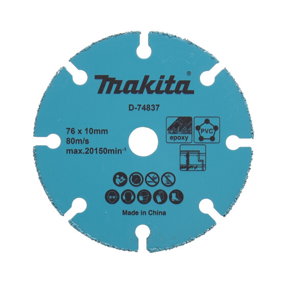 Makita Trennscheibe 76mm universal Ø 76 mm 1,75 mm K40/50 D-74837