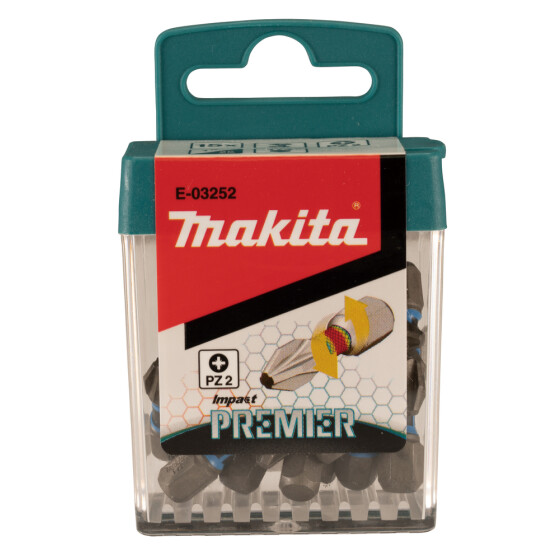 Makita Torsion Bit PZ2 Impact Premier PZ2 25 mm 15 Stück E-03252