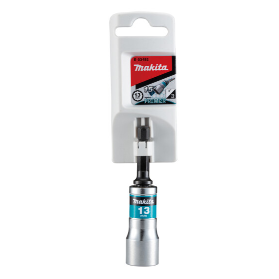 Makita Gelenk Steckschlüssel SW13 Impact Premier 75 mm 15° Neigung E-03492