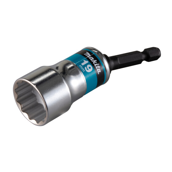 Makita Gelenk Steckschlüssel SW19 Impact Premier 75 mm 15° Neigung E-03523