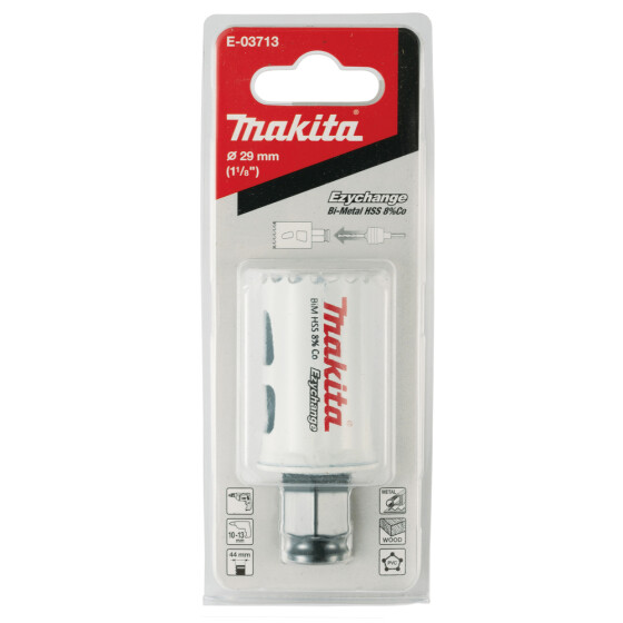 Makita EZYCHANGE HSS BiM Lochsäge Ø 29mm Schnitttiefe 44mm E-03713