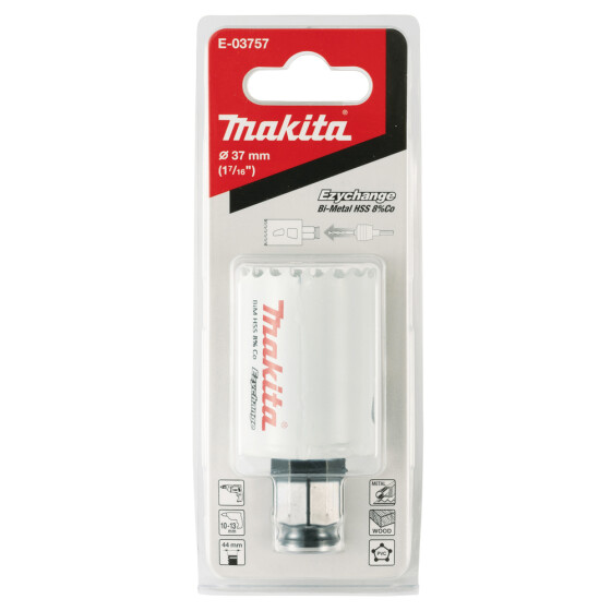 Makita EZYCHANGE HSS BiM Lochsäge Ø 37mm Schnitttiefe 44mm E-03757